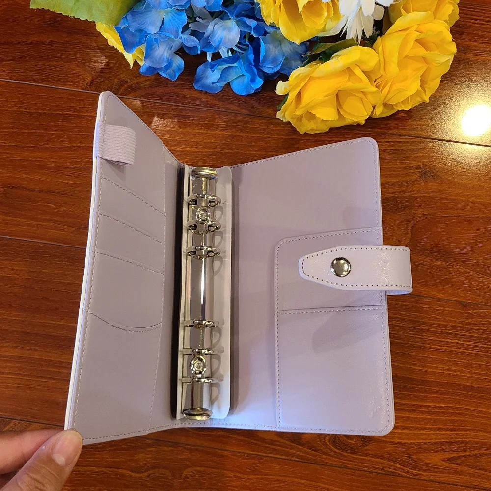 Purple/White Budget Binder Gift Set